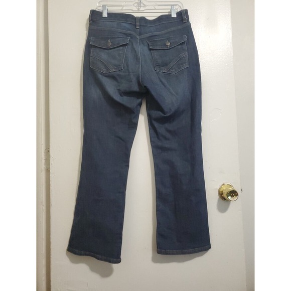 Lee sinfully soft women's dark wash bootcut jeans size 10p - Picture 4 of 4